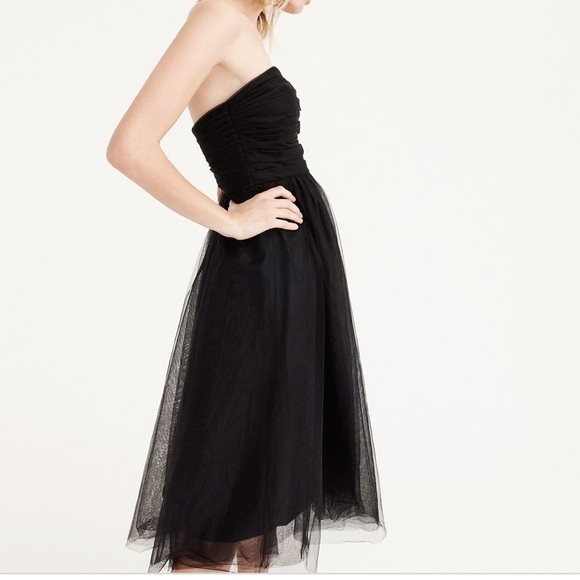 j crew tulle hem sheath dress
